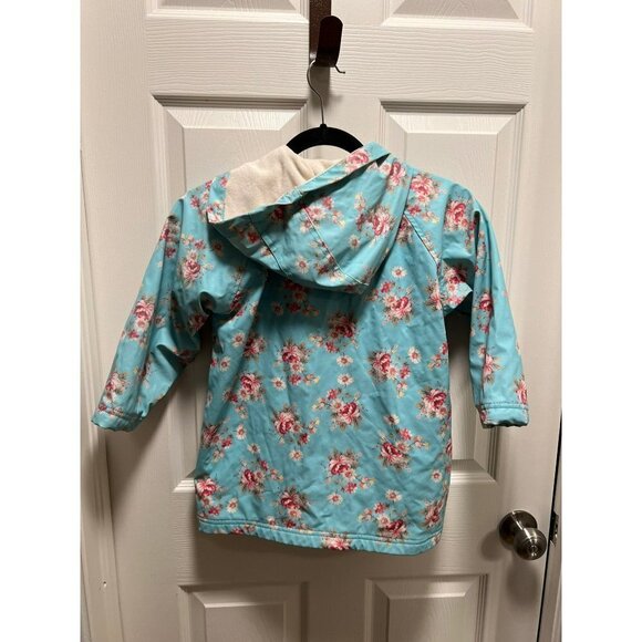 Powell Craft | Raincoat Blue Floral Sz 6-7 - Picture 3 of 7